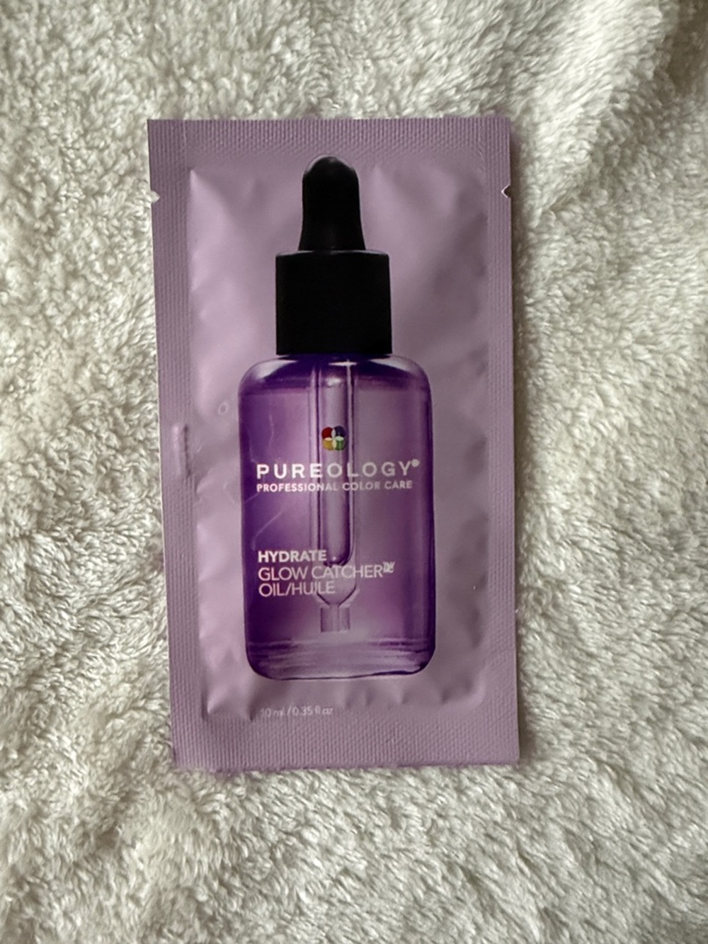 Pureology Hydrate Glow Catcher Oil 10ml 0.34oz New Sample Size color care